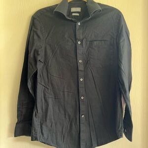 MICHAEL KORS Men's black Button-Down Shirt